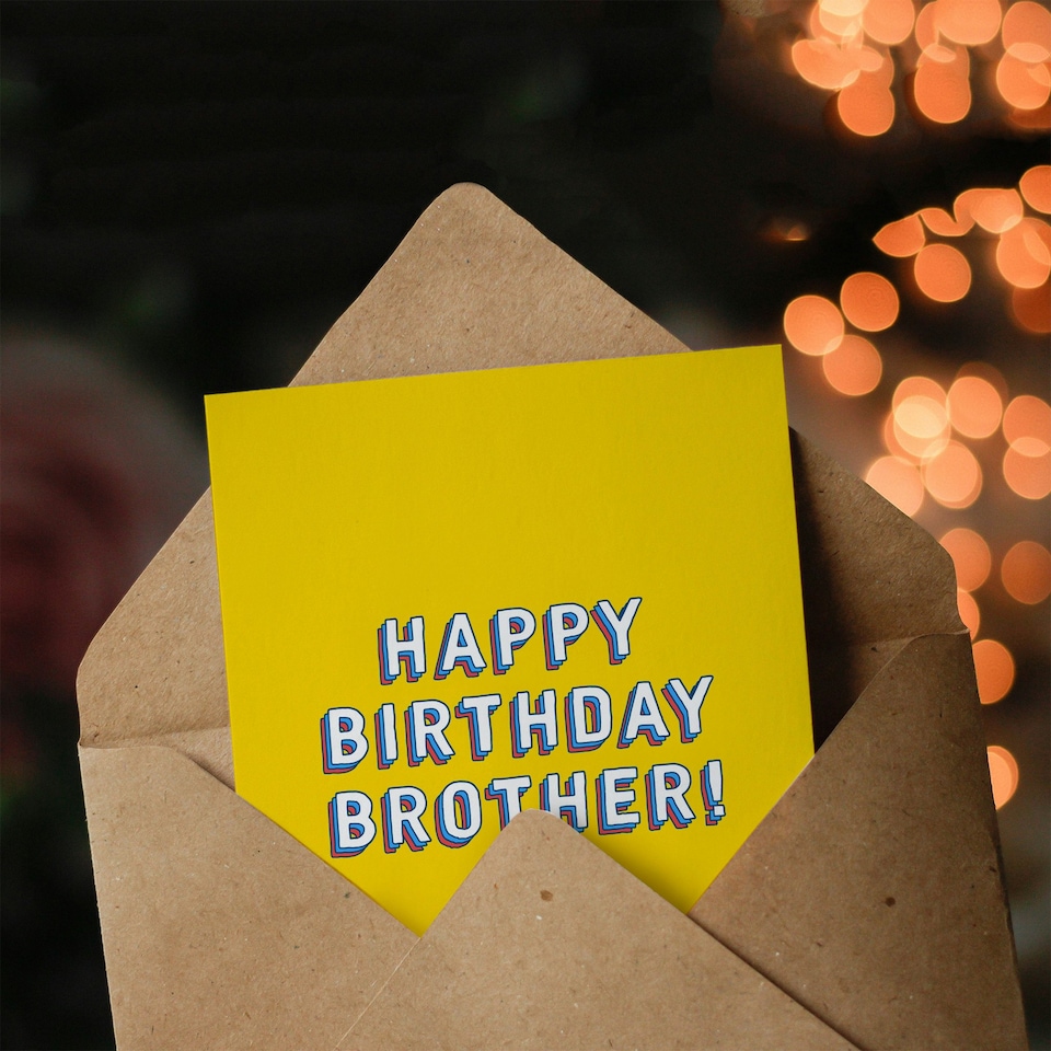 image 1 of From Mum's Favourite Brother Fun Humour Funny Birthday Card