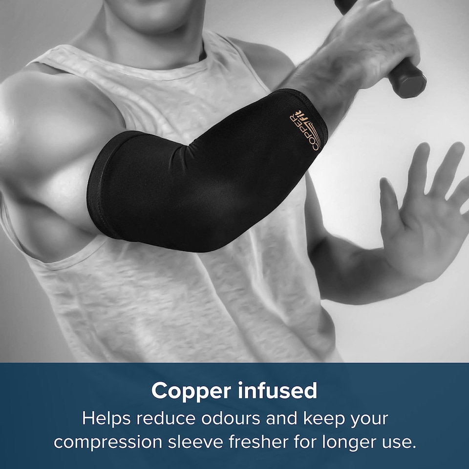 image 1 of Copper Fit Freedom Elbow Sleeve (Large)