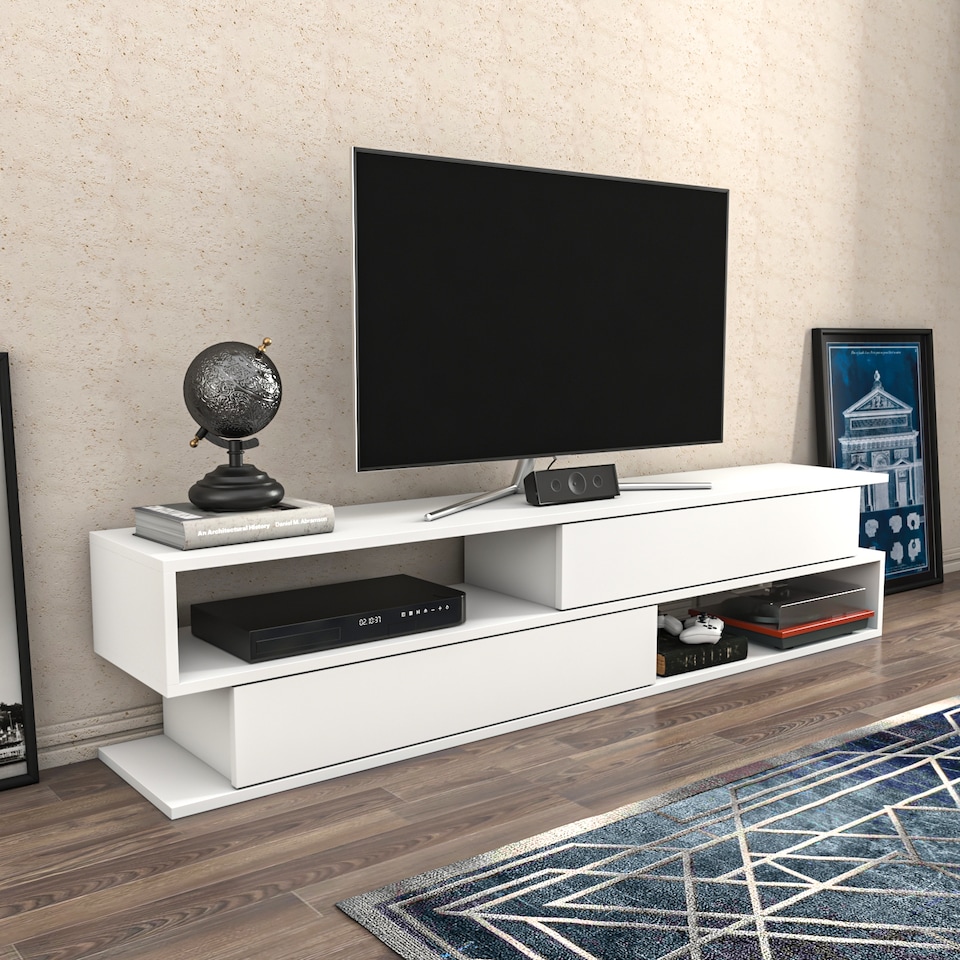 image 1 of Decorotika Cortez TV Unit for TV's up to 72 inch