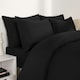 image 2 of OHS 2 x Hotel Luxury Quality Bedroom Housewife Pillowcases, 50x75cm - Black
