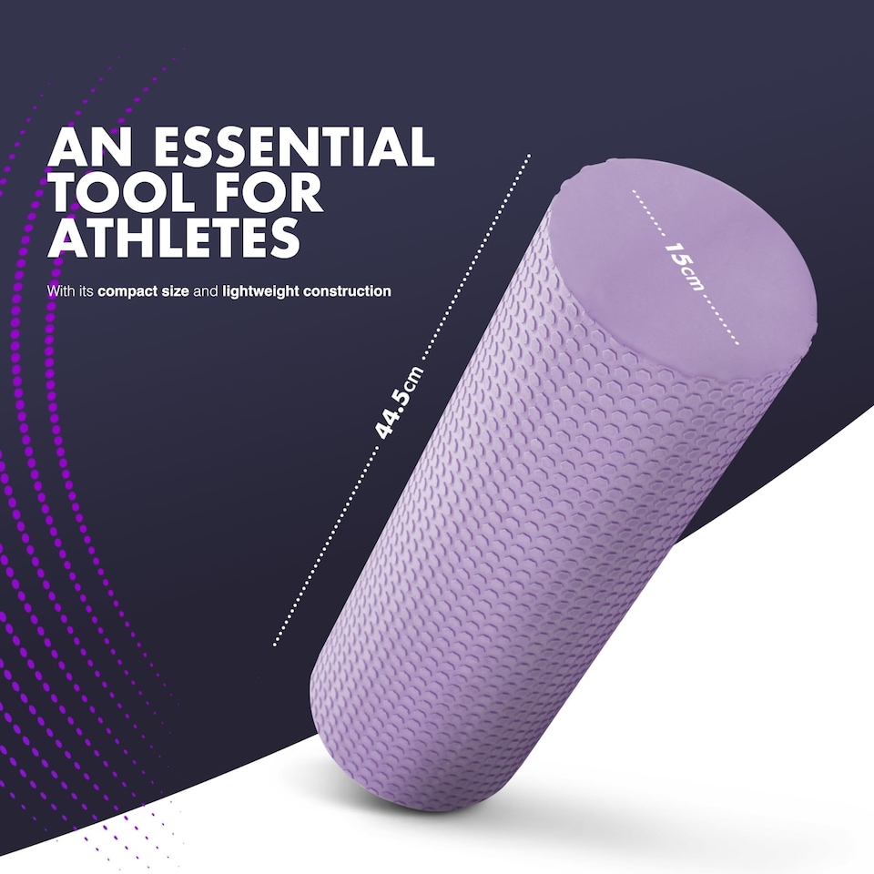 image 1 of Kayman Foam Roller 44 Centimetre for Back Legs and Post Workout Recovery