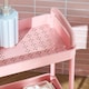 image 3 of OHS 3 Tier Storage Trolley Cart Bathroom Kitchen Rolling Organiser