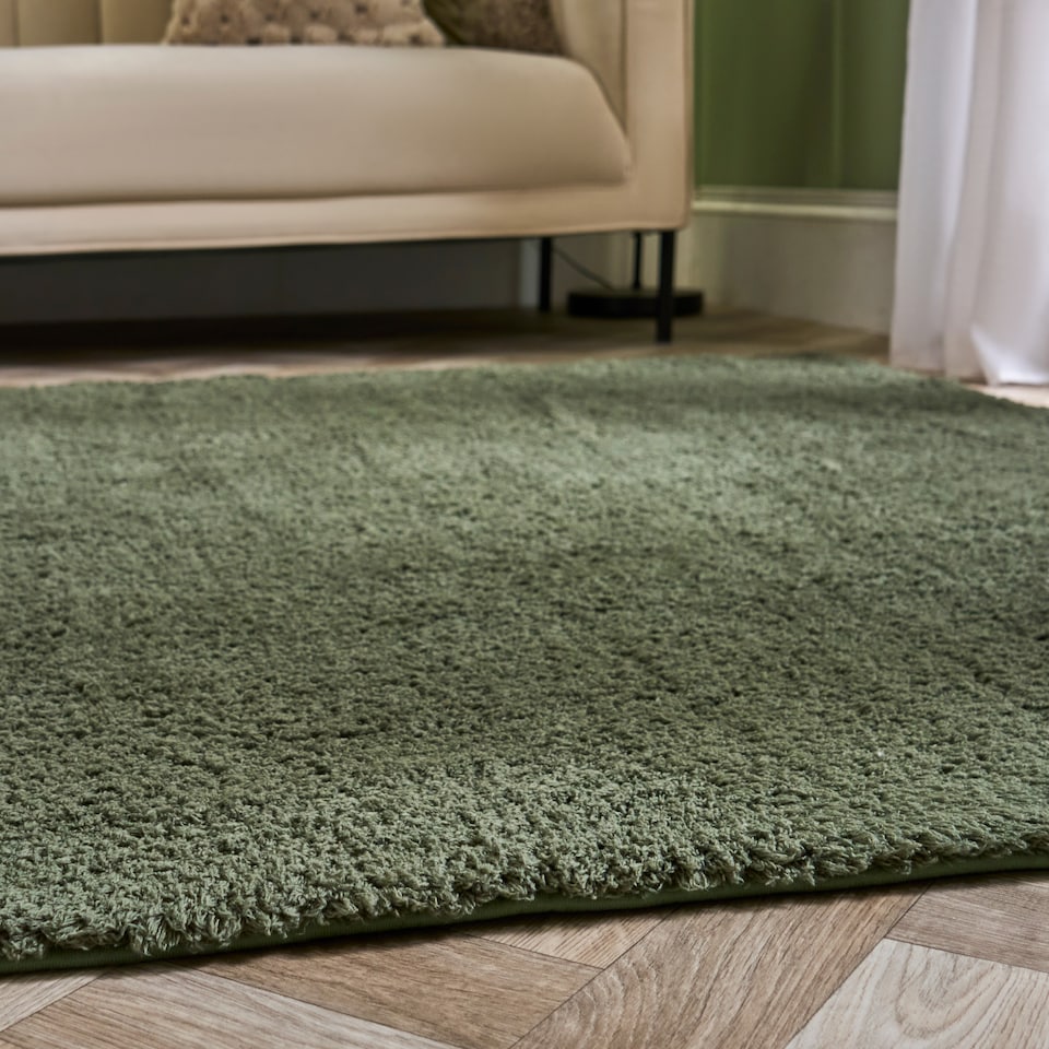 image 1 of OHS Fluffy Teddy Rug Soft Floor Carpet Non Slip Area Mat - 160 x 230cm