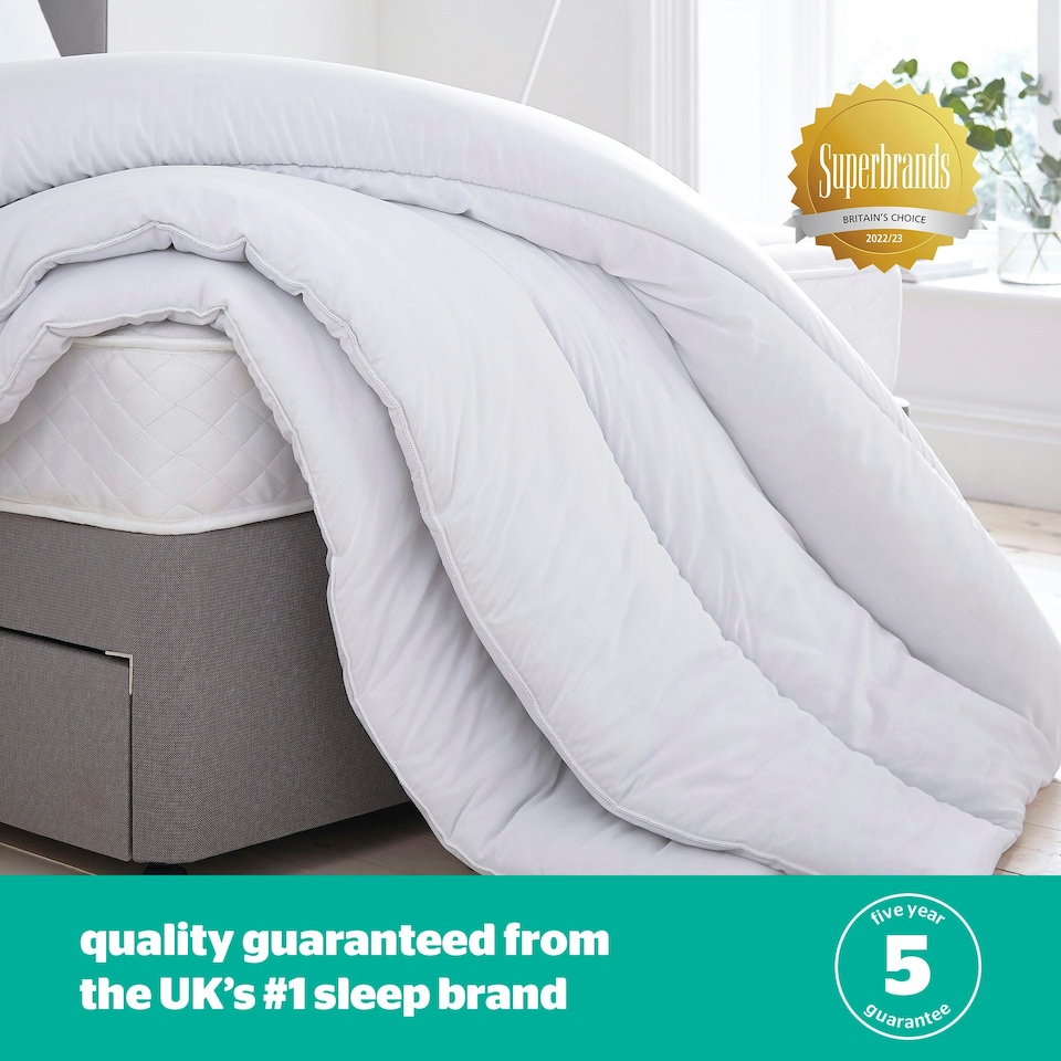 image 1 of Silentnight Just Like Down 10.5 Tog Duvet, Hypoallergenic, Soft and Silky, Single