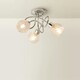 image 3 of ValueLights Reyka 3 Way Silver Ceiling Light | Silver