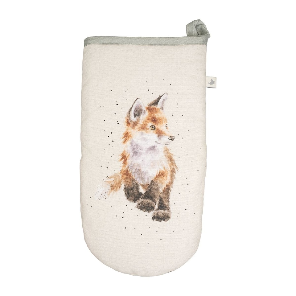 image 1 of Wrendale Designs Illustrated Animal Single Oven Glove - Woodlanders Design