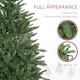 image 5 of HOMCOM 6ft Artificial Christmas Tree with Warm White LED Light, Metal Base