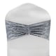 image 1 of Crushed Velvet Chair Band, Glitz Shiny Fabric Sashes - 10pcs