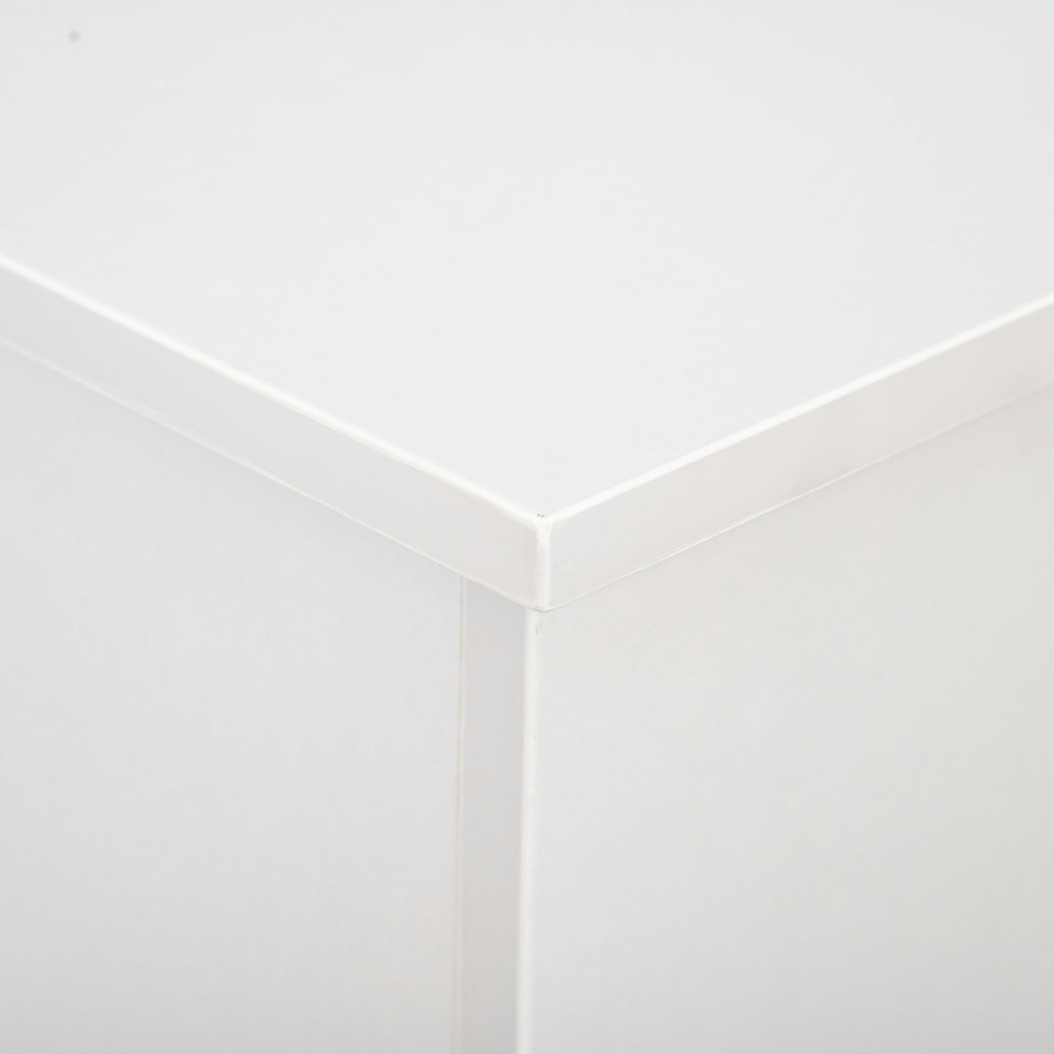 image 1 of HOMCOM Storage Chest With Lid, 113L Storage Box, White