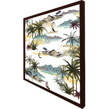 Palm trees (Picture Frame) Brown | S
