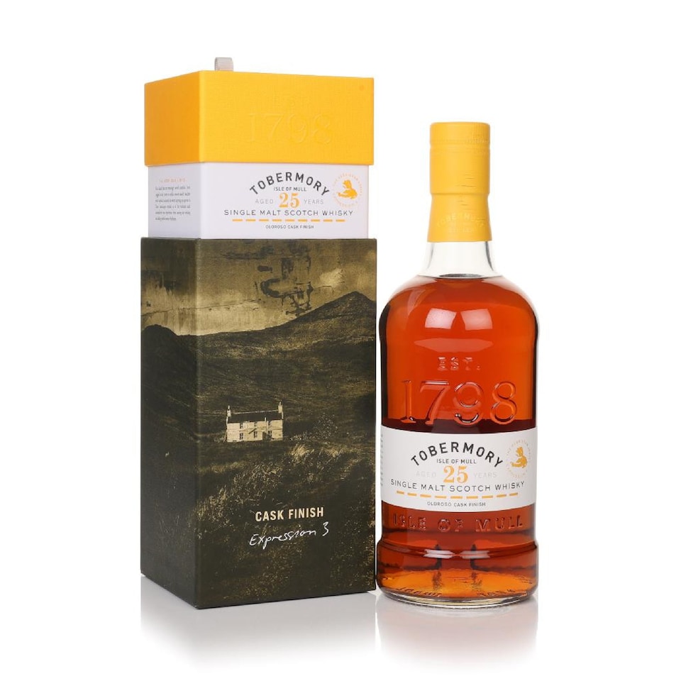 image 1 of Tobermory - Hebridean Series 3 - Oloroso Sherry Cask Finish 1996 25 year old Whisky | Multi | Tobermory - Hebridean Series 3 - Oloroso Sherry Cask Finish - 1996 25 year old Whisky 70cl 48.1% ABV | 1