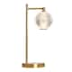 image 1 of BHS Rimi LED Table Lamp, Satin Brass