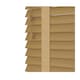 image 1 of 190cm Sahara Oak Faux Wood Venetian Blinds with Tapes (120cm Drop) | Brown | Brown