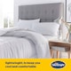 image 2 of Silentnight Cooler Summer Duvet - 4.5 Tog | White | Single