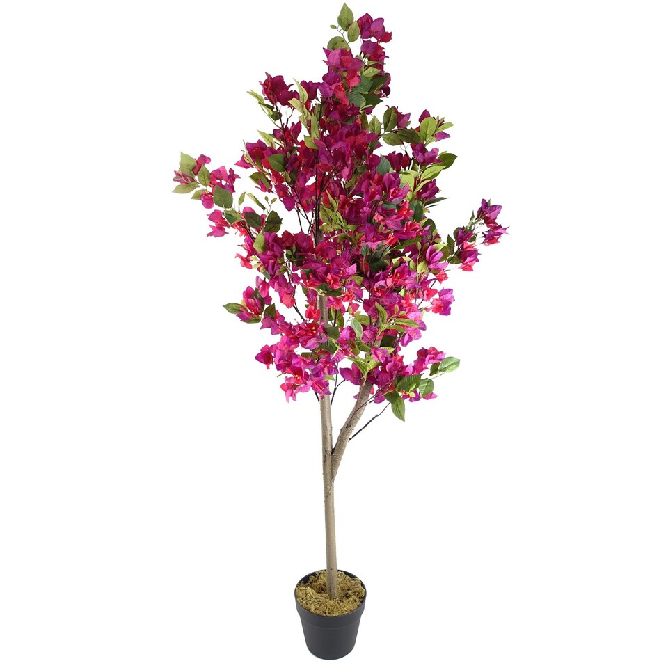 image 1 of 150cm Artificial Pink Bougainvillea Tree