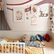 image 6 of Safetots Narrow Wooden Bed Guard, White, 38cm High x 90cm Wide, Toddler Bedrail for Safety, Secure Child Bed Rail