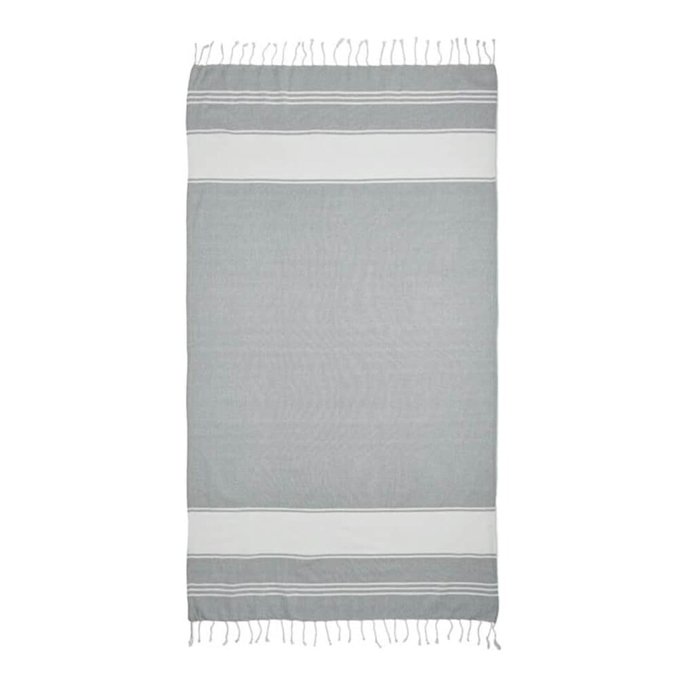 image 1 of MidOcean Hammam Towel Drawstring Bag Set - Grey - One Size | Grey | One Size