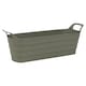 image 4 of Herb Pots with Handles Plastic Flexi Planter Flower Box Indoor Outdoor Patio Troughs | Green | 1 Pc Green