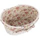 image 3 of Large White Swing Handle Wicker Shopper Lining White | White | L