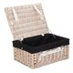 image 6 of 41cm Picnic Basket with Lining Black | Black | One Size