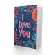 image 2 of Love You Tropical Ferns Floral Anniversary Valentines Her Wife Card