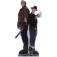 Freddy vs Jason Halloween Double Lifesize Cardboard Cutout 195cm