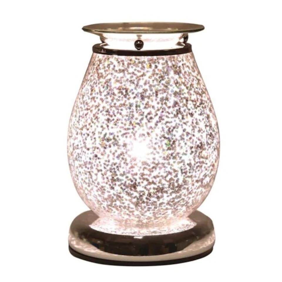 image 1 of Aroma Glitter Electric Wax Melter 17cm | Multi | One Size