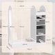 image 7 of AIYAPLAY Kids Clothes Rail with Storage Shelf, Boxes, Mirror, White