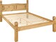 image 5 of Corona Double Bed Frame Low Foot End 4ft6 Solid Mexican Pine Bedroom