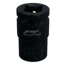1" Drive 27mm Double Deep Impact Impacted Socket 6 Sided Single Hex HGV