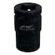 image 1 of 1" Drive 27mm Double Deep Impact Impacted Socket 6 Sided Single Hex HGV