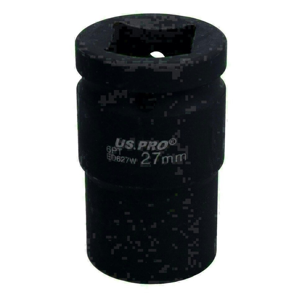 image 1 of 1" Drive 27mm Double Deep Impact Impacted Socket 6 Sided Single Hex HGV