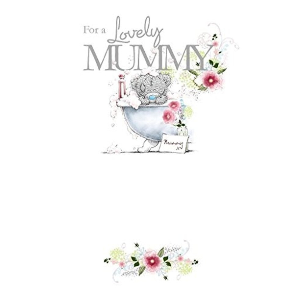 image 1 of Me to You For a Lovely Mum Bathtub Mother's Day Card Tatty Teddy