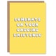 image 1 of Congrats On Ongoing Existence Fun Joke Her Funny Birthday Card
