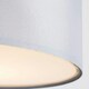 image 1 of ValueLights 3 Pack Modern Grey Drum Pendant Ceiling Light Shades With Diffusers