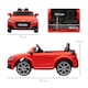 image 7 of HOMCOM 12V Battery Licensed Audi TT RS Ride-On Car w/ Headlight, Red