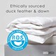 image 2 of Homescapes Duck Feather and Down 10.5 Tog Duvet, Super King