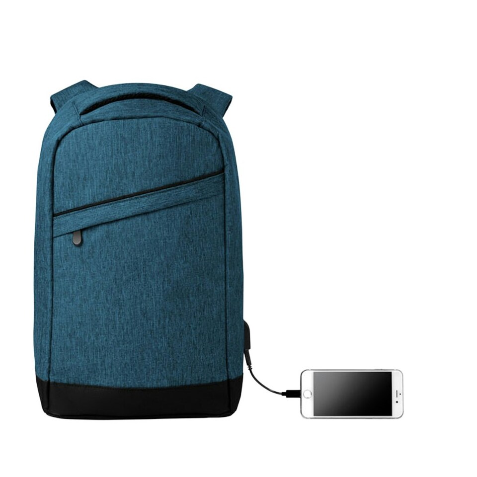 image 1 of MidOcean Berlin Two Tone Backpack - Blue - One Size Blue