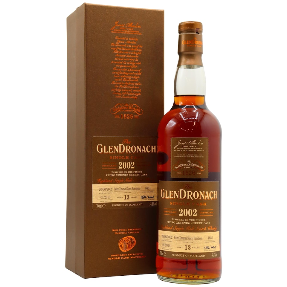 Glendronach - Single Cask No. 4651 (Batch 13) 2002 13 year old Whisky