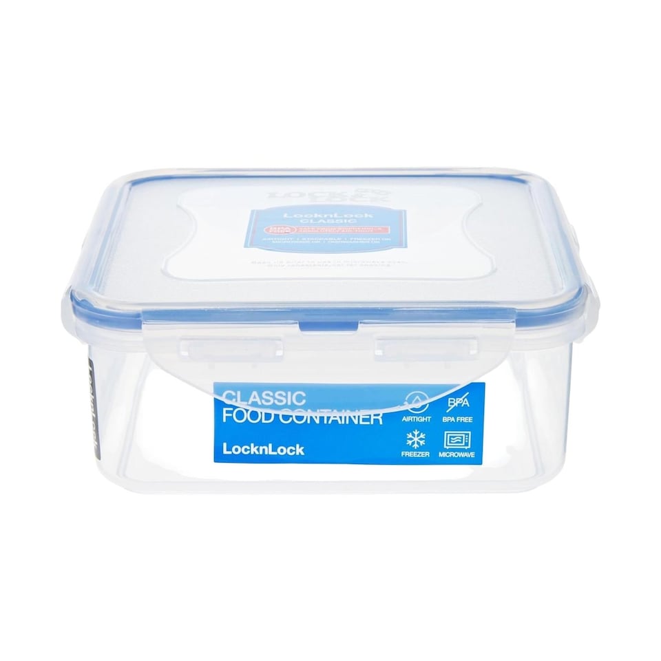image 1 of LocknLock Food Storage Container Airtight Leakproof Microwave Safe Transparent Food Box 870ml