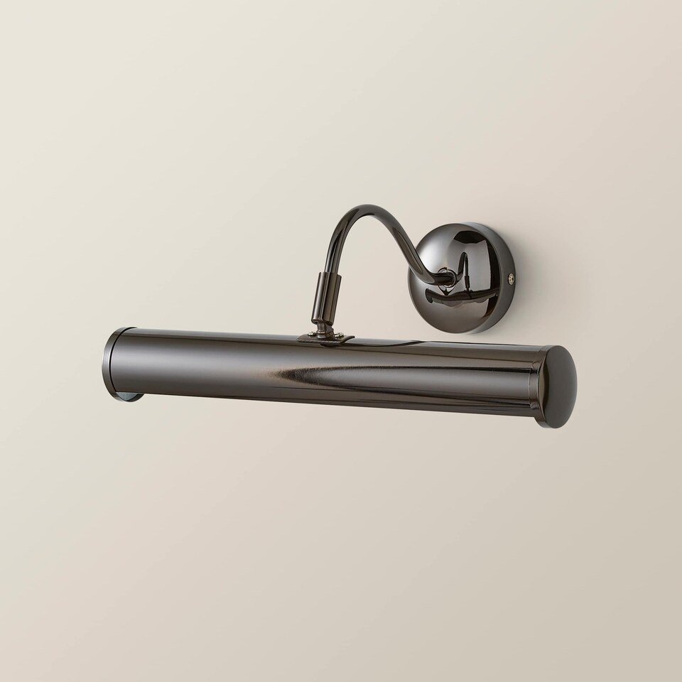 image 1 of ValueLights Black Indoor Wall Picture Light and Bulbs