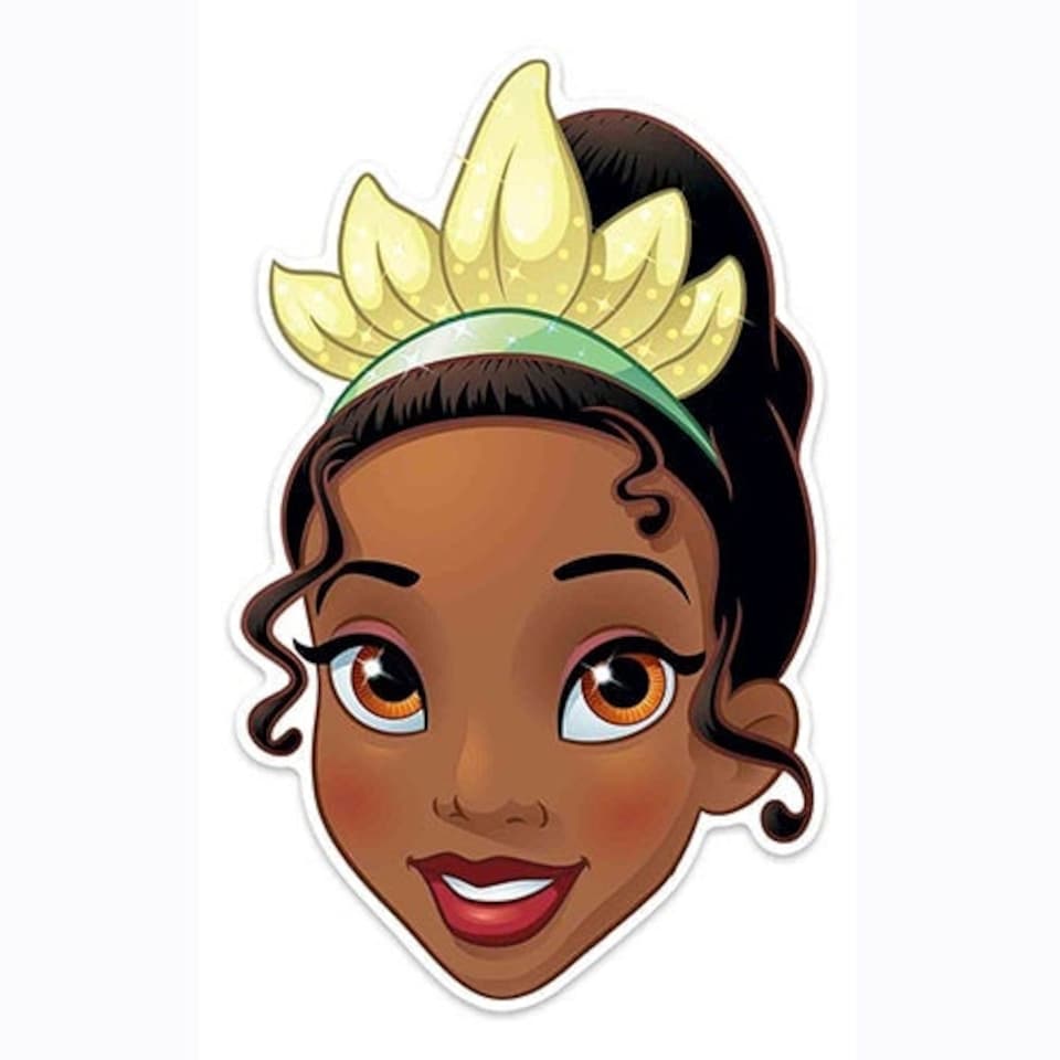 Disney The Princess and the Frog Tiana Cardboard Face Mask for Children