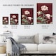 image 3 of Pink Herbaceous Peony Flower Japan Wall Art Print Ogawa Kazumasa 18x24"