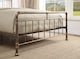 image 3 of 5ft King Size Retro bed frame, bronze,metal pipe,tube design.Rustic,scaffold style. Industrial | Bronze | Antique Bronze | King