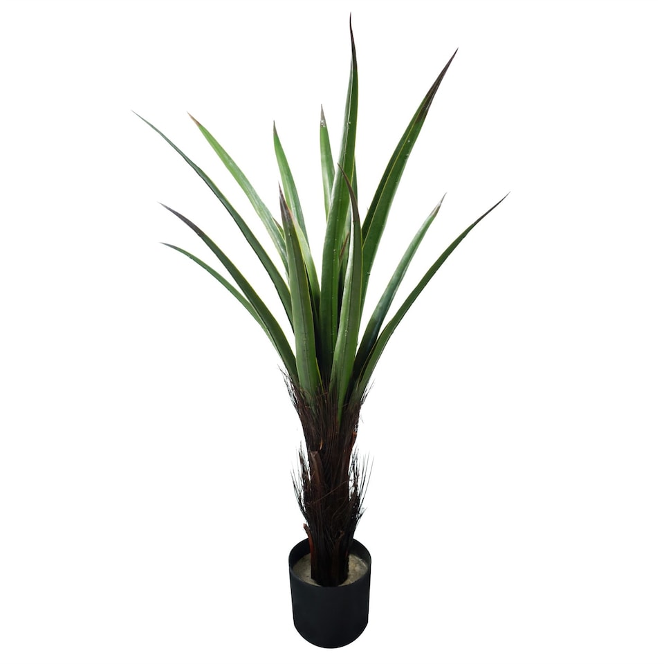 image 1 of 90cm UV Resistant Artificial Yukka Plant | Green | 3ft