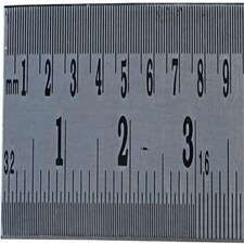DURATOOL - 8" (200mm) Stainless Steel Ruler with Metric/Imperial Marking, Satin