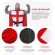 image 2 of Medieval Crusader St George Costume Red | L