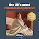 image 8 of Silentnight Heat Genie Self Heating Giant Blanket Cream | Natural