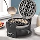 image 3 of Cooks Professional Rotary Belgian Waffle Maker Machine with Non-Stick Plates & Drip Tray | Silver