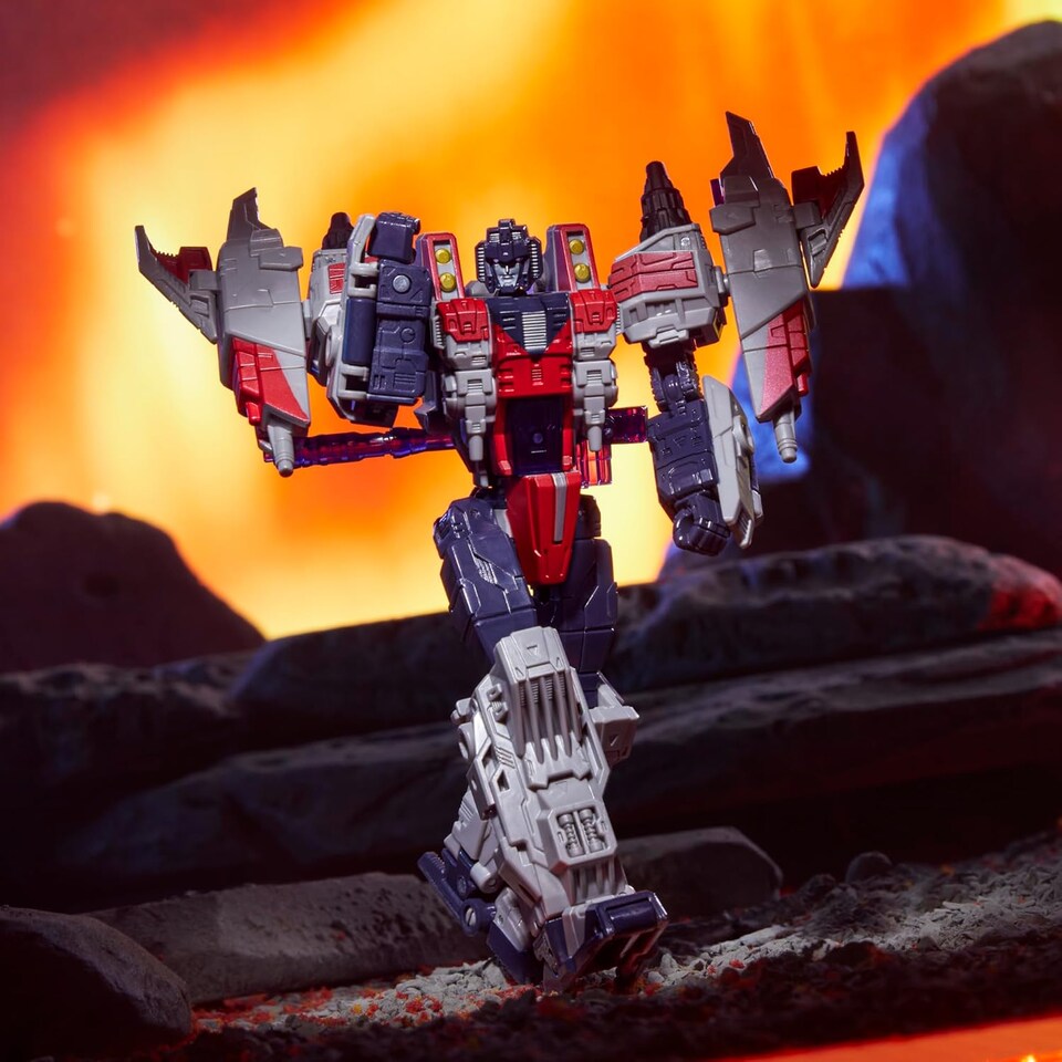 image 1 of TRANSFORMERS LEGACY UNITED VOYAGER CLASS CYBERTRON UNIVERSE STARSCREAM